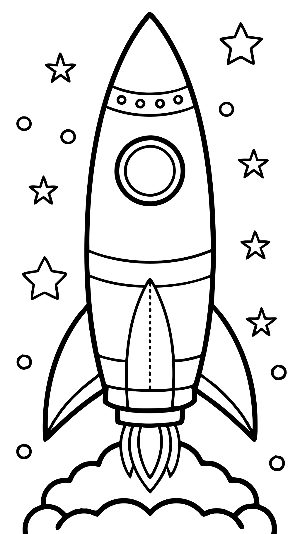 coloring pages rocket ship